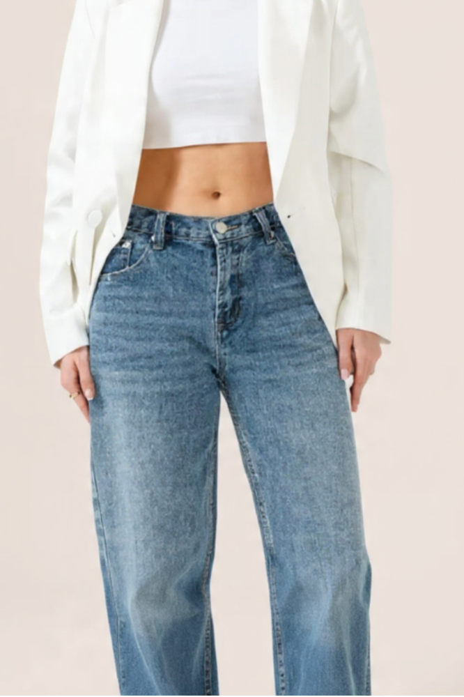 Viluxx - comfort straight jeans